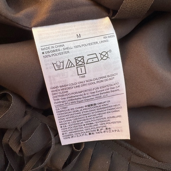 NWT Black Fringe Hem Women's Top - Picture 9 of 9